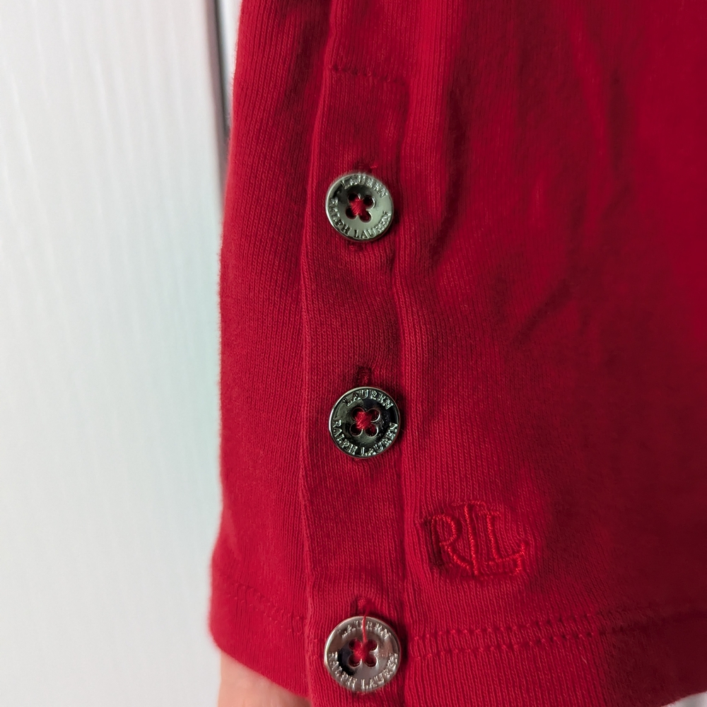 Lauren Ralph Lauren Red Women's Top - Picture 2 of 4